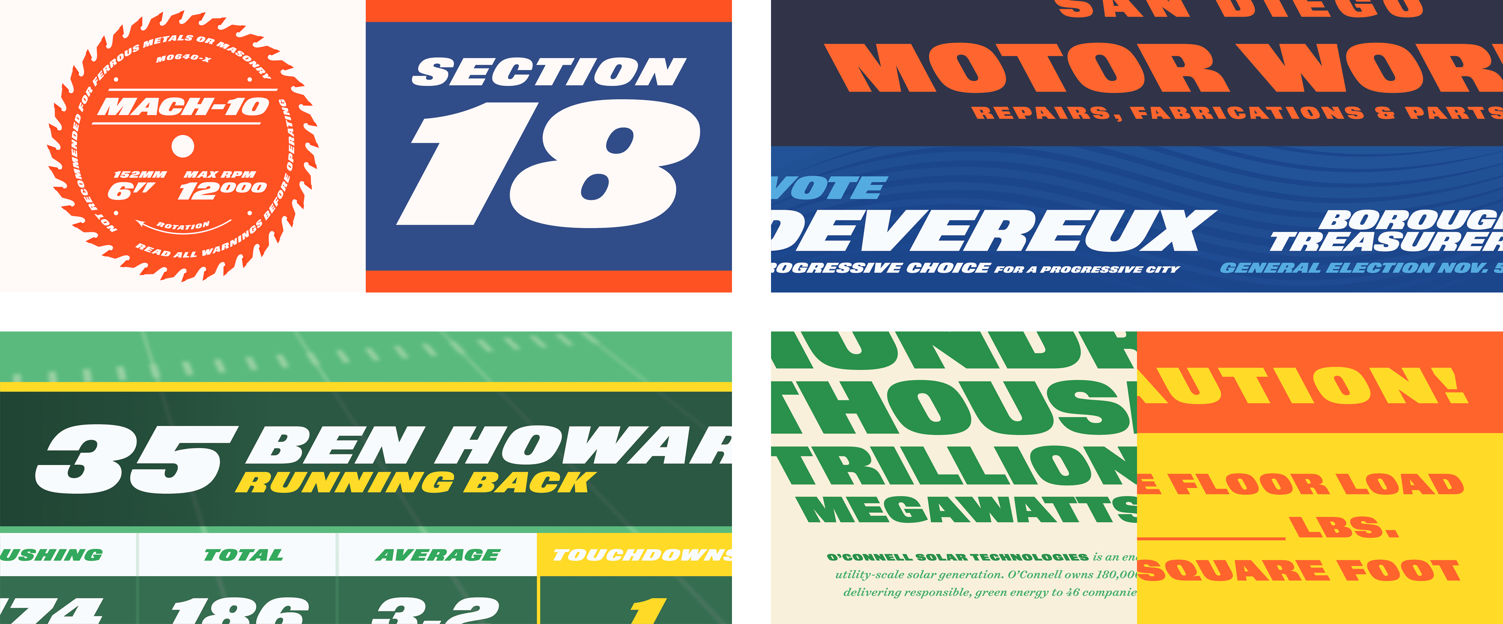 H&Co Nitro and Turbo Font Art